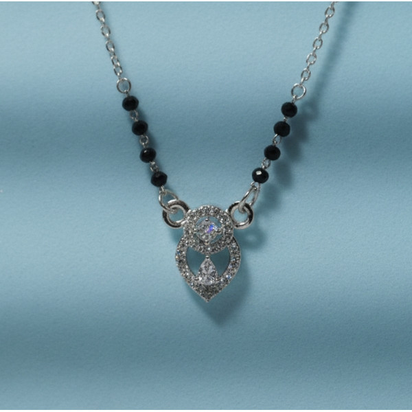 Teardrop Crystal Mangalsutra for Women