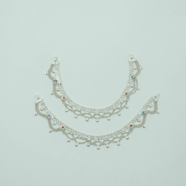 Silver Glow Payal