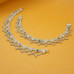 Raangini – Multicolor Embellished Silver Anklets