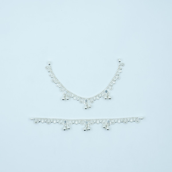 Silver Harmony Anklets