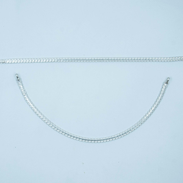 Sleek Silver Payal