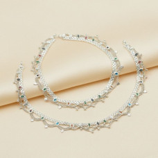 Elegant Silver Charm Payal