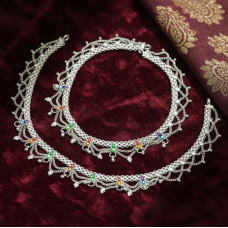 Classic Silver Charm Payal