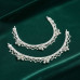 Designer Silver Charm Anklet