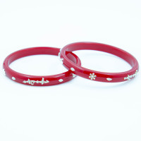 Rose Glow Traditional Bangles