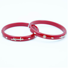 Rose Glow Traditional Bangles