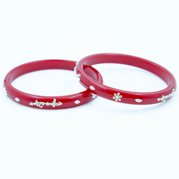 Rose Glow Traditional Bangles