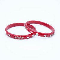 Red Blossom Grace Bangles