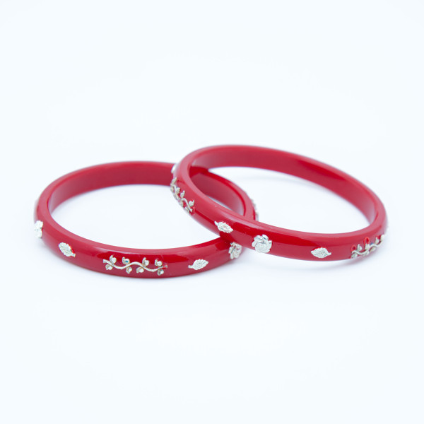 Red Blossom Grace Bangles