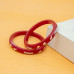 Red Paisley Glow Bangles