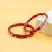 Crimson Diamond Spark Bangles