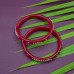Ruby Shine Leaf Bangles
