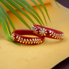 Golden Petal Bangles