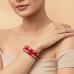 Red Paisley Glow Bangles