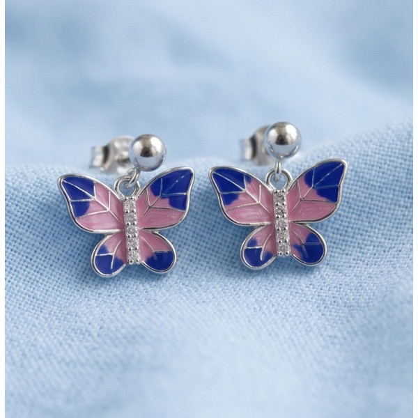 Azure Wings Designer Earrings