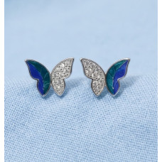Ocean Glow Butterfly Studs