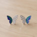 Ocean Glow Butterfly Studs