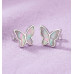 Sapphire Wing Fashion Earrings