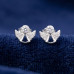 Cute Yellow Chick Bow Earrings