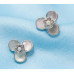 Pearl Blossom Stud Earrings