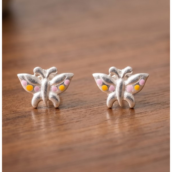 Moon Petal Floral Earrings