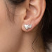 Angel Heart Wing Studs