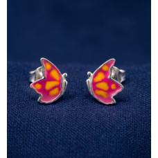Silver Cupid Heart Earrings Silver Cupid Heart Earrings