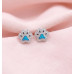 Pastel Bloom Chain Earrings