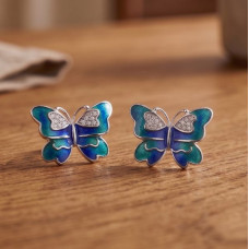 Emerald Daisy Drop Earrings Emerald Daisy Drop Earrings