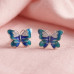 Emerald Daisy Drop Earrings