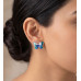 Emerald Daisy Drop Earrings