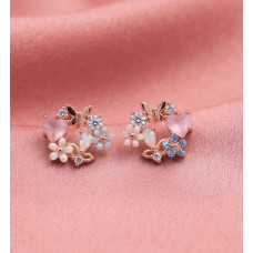 Green Blossom Tassel Studs Green Blossom Tassel Studs