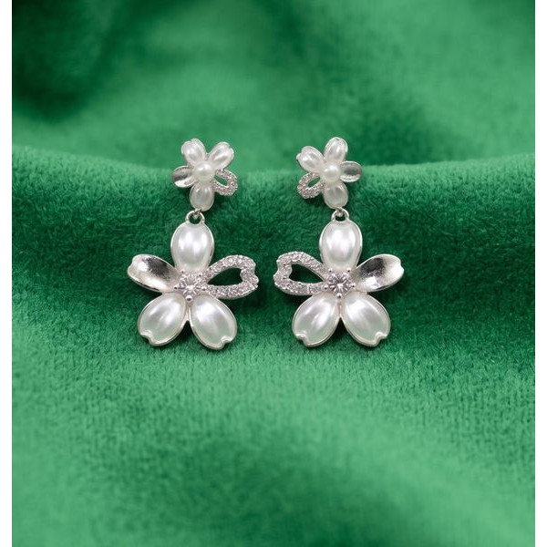 Spring Petal Chain Earrings