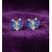 Floral Grace Chain Studs