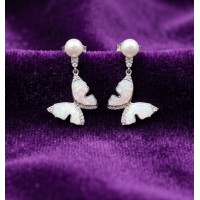 Citrus Petal Silver Studs