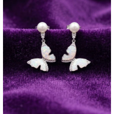 Citrus Petal Silver Studs Citrus Petal Silver Studs