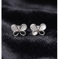 Pastel Clover Charm Earrings