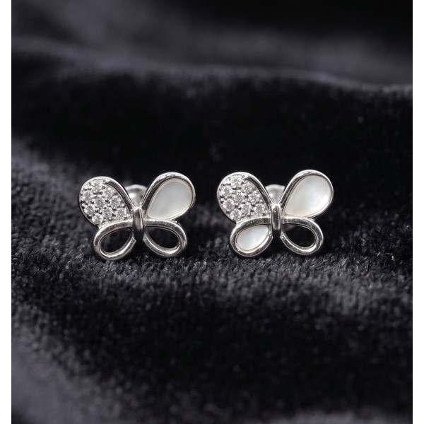 Pastel Clover Charm Earrings