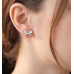 Pastel Clover Charm Earrings