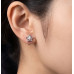 Crystal Bloom Mint Earrings