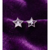 Four Petal Elegance Drop Earrings
