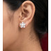 Enchanted Mint Flower Drop Earrings