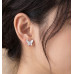 Elegant Orchid Pearl Studs