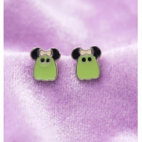 Pink Petal Bloom Drop Earrings