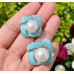 Sweet Daisy Silver Drop Earrings