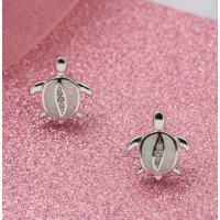 Cherry Blossom Tassel Stud Earrings