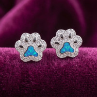 Pastel Bloom Chain Earrings