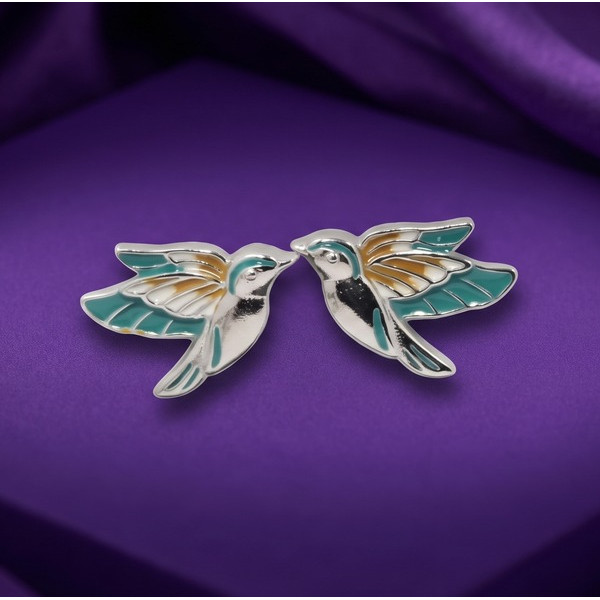 Blushing Petal Long Drop Earrings
