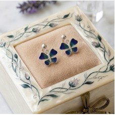 Sunflower Charm Drop Earrings