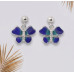 Sunflower Charm Drop Earrings